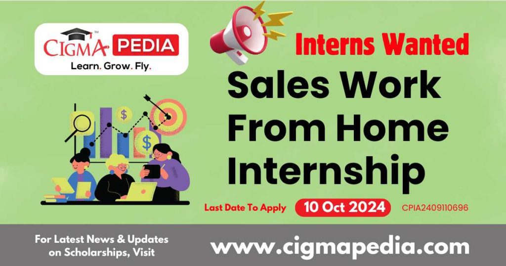 Sales Work From Home Internship