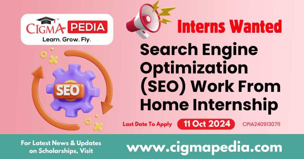 Search Engine Optimization (SEO) Work From Home Internship