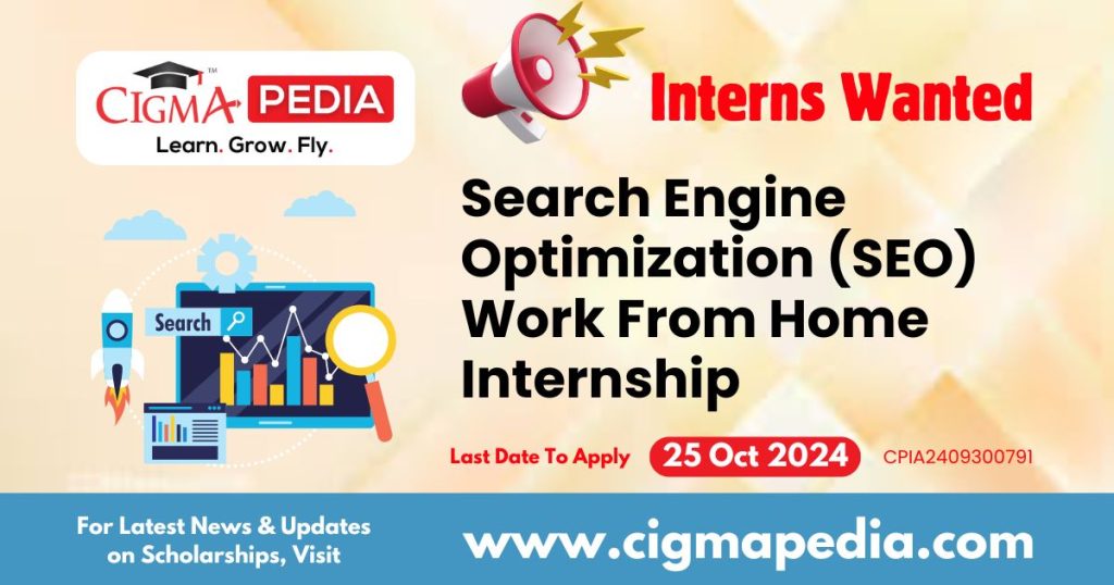 Search Engine Optimization (SEO) Work From Home Internship