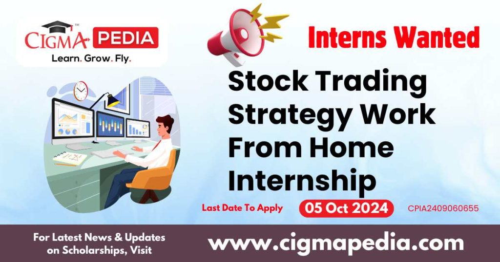 Stock Trading Strategy Work From Home Internship