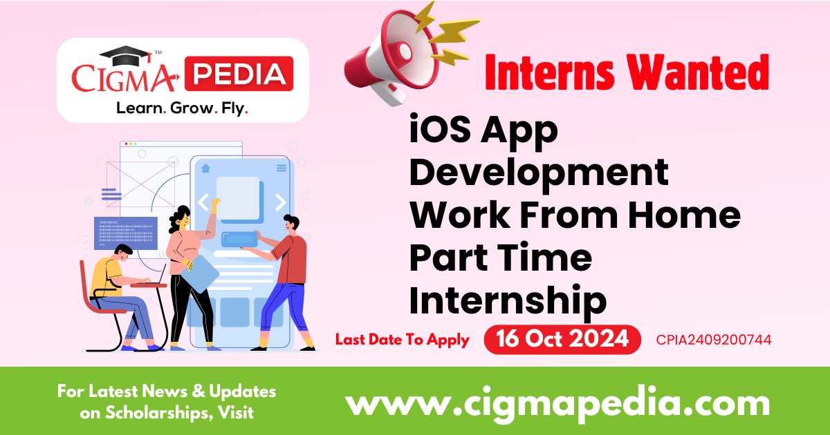 iOS App Development Work From Home Part Time Internship