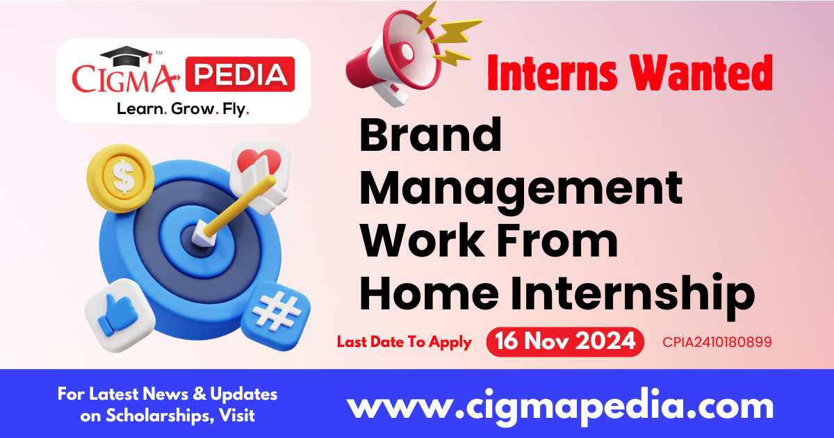 Brand Management Work From Home Internship