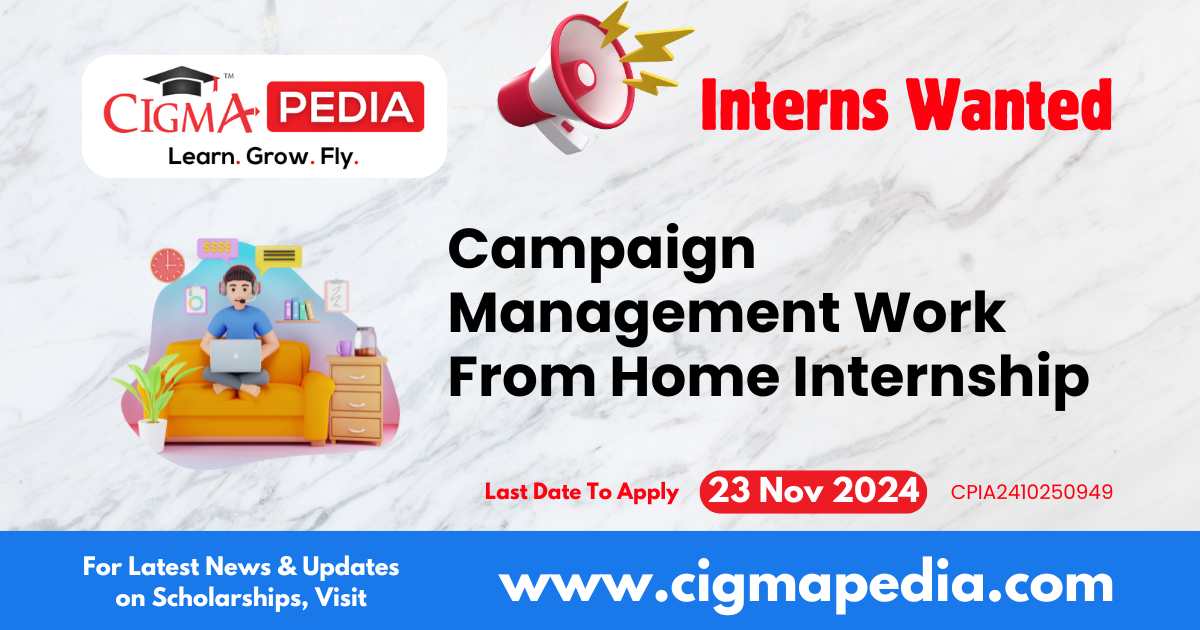 Campaign Management Work From Home Internship