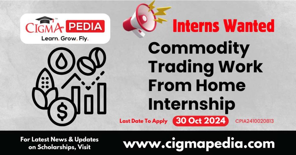 Commodity Trading Work From Home Internship