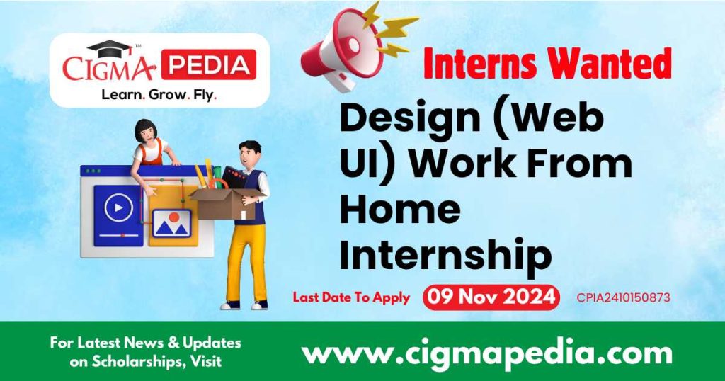 Design (Web UI) Work From Home Internship