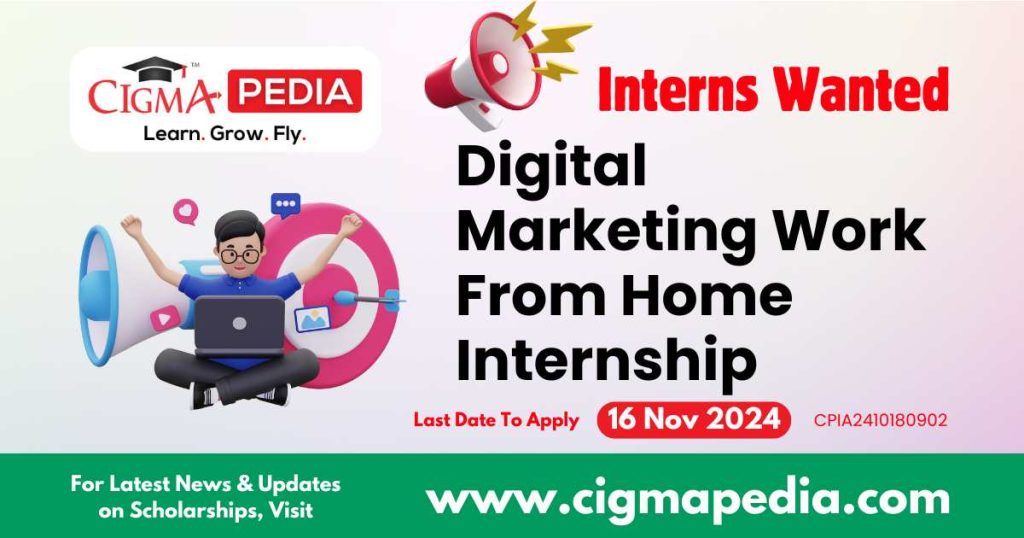 Digital Marketing Work From Home Internship