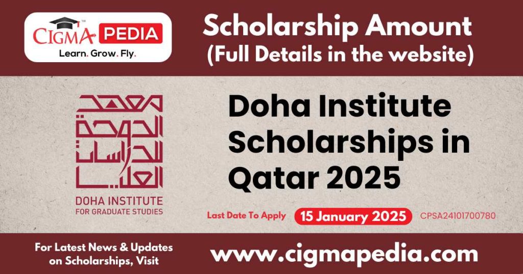 Doha Institute Scholarships