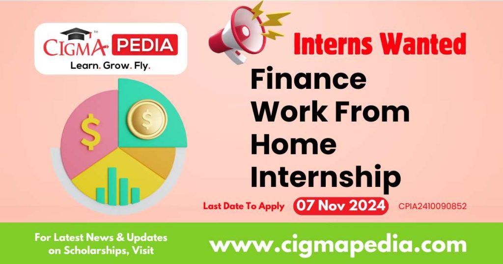 Finance Work From Home Internship