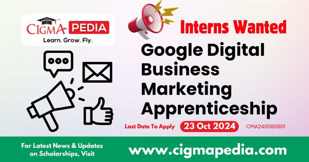 Google Digital Business Marketing Apprenticeship