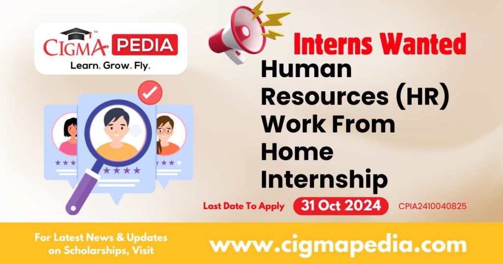 Human Resources (HR) Work From Home Internship