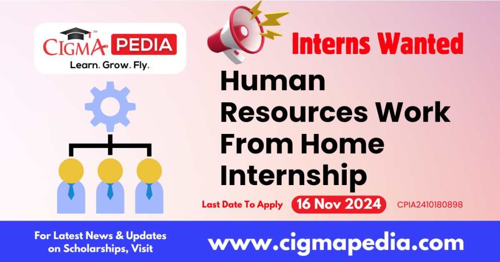 Human Resources Work From Home Internship