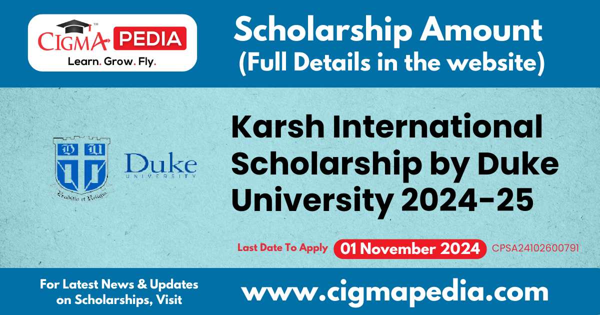 Karsh International Scholarship