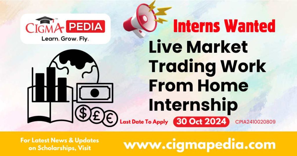 Live Market Trading Work From Home Internship