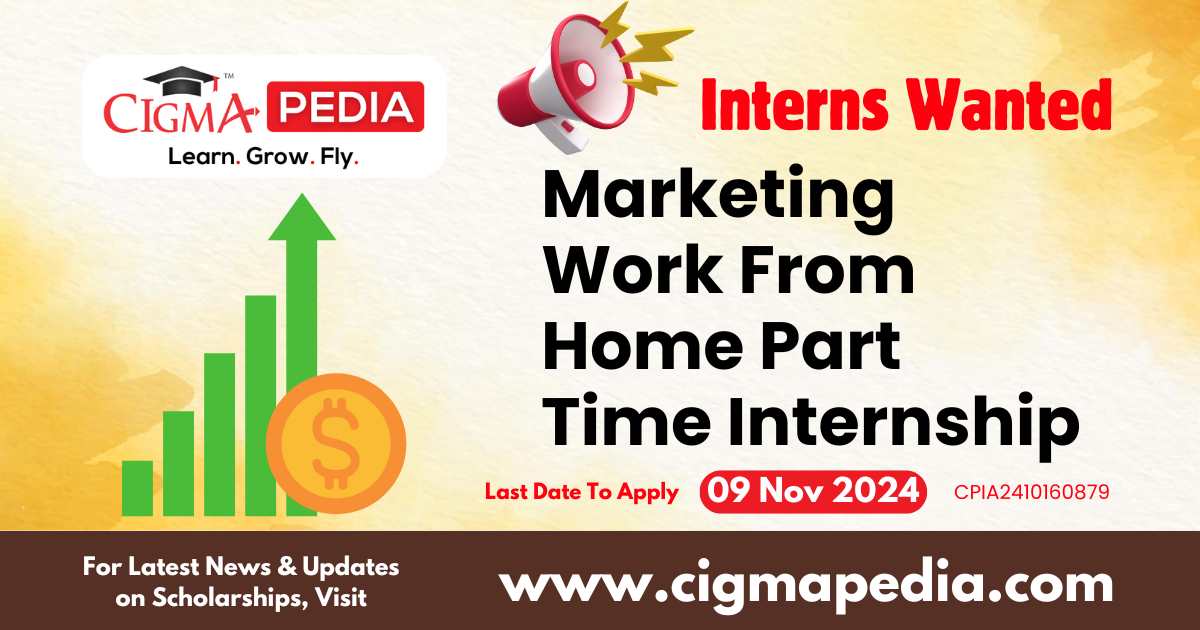 Marketing Work From Home Part Time Internship