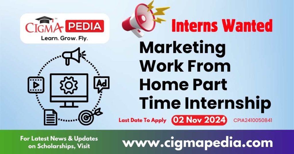 Marketing Work From Home Part Time Internship