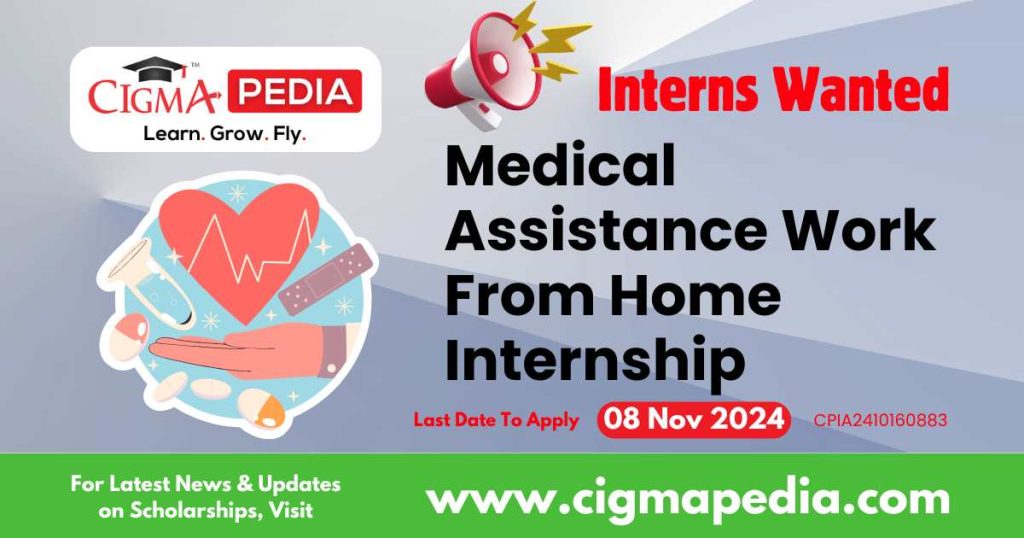 Medical Assistance Work From Home Internship