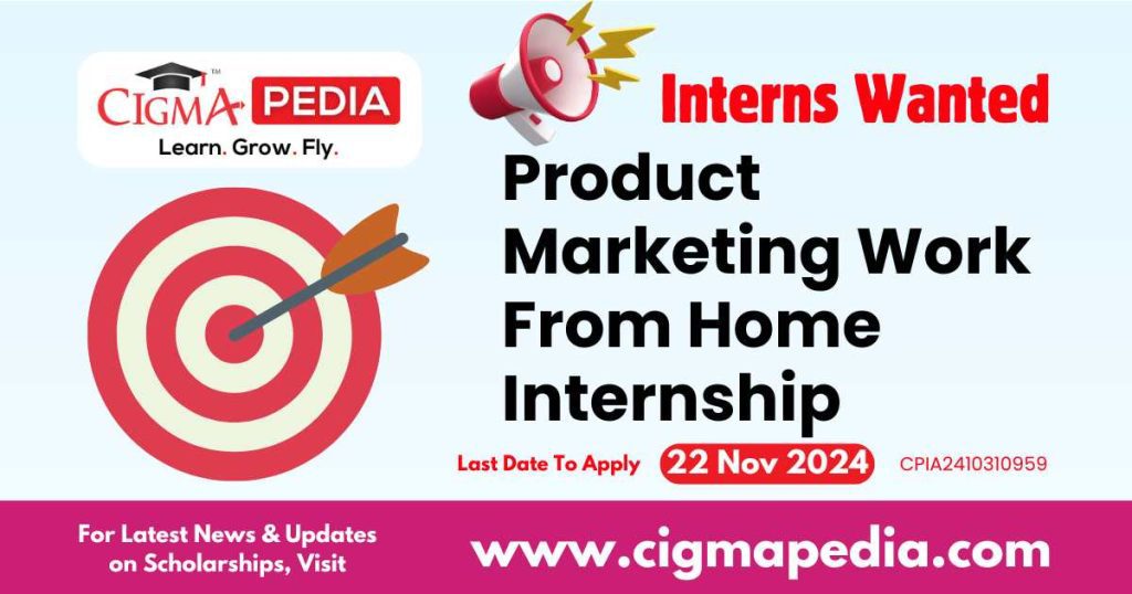 Product Marketing Work From Home Internship