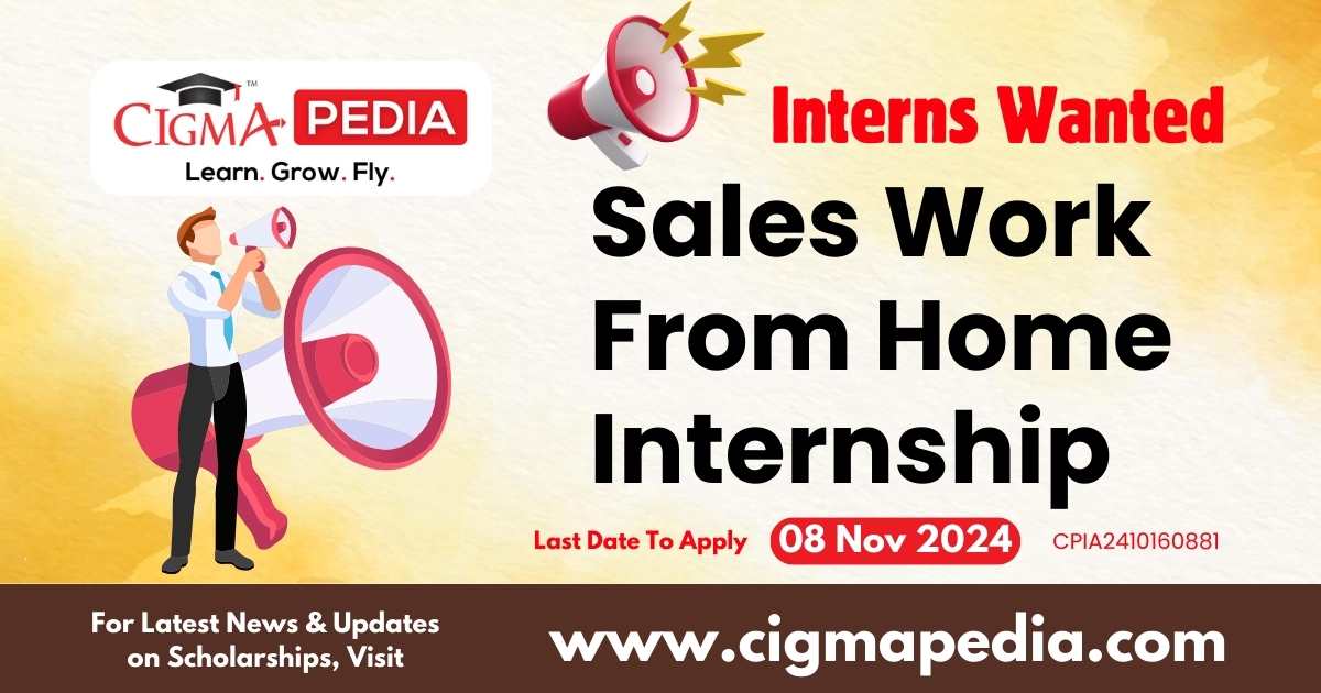 Sales Work From Home Internship