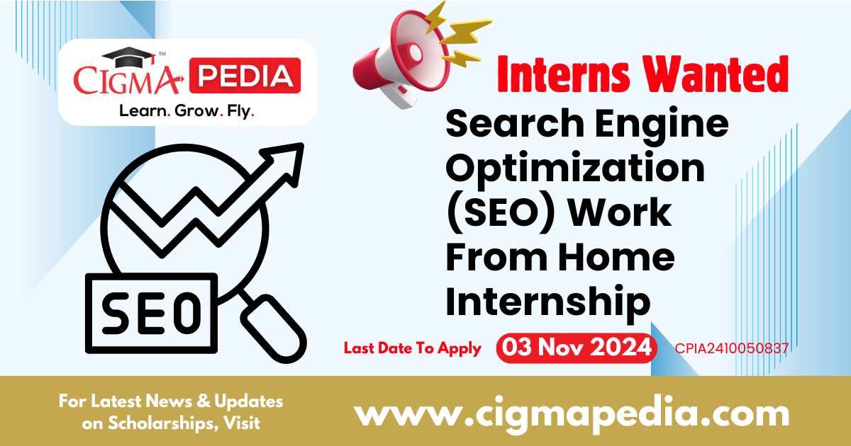 Search Engine Optimization (SEO) Work From Home Internship