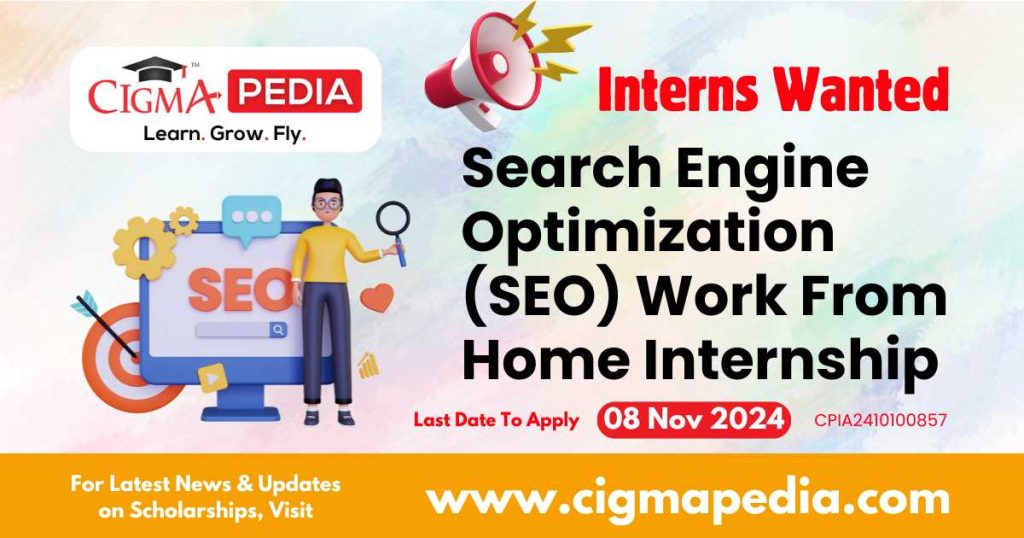 Search Engine Optimization (SEO) Work From Home Internship