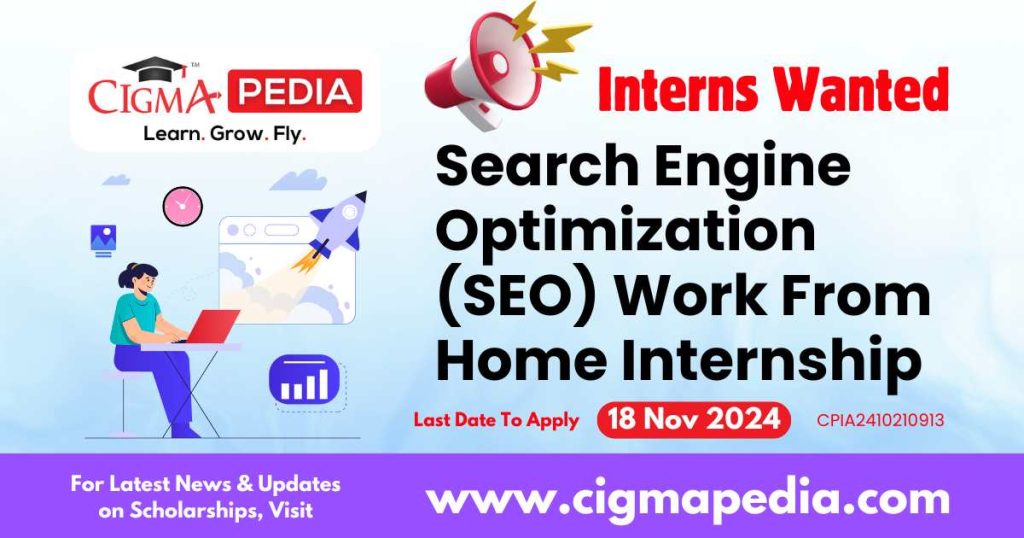 Search Engine Optimization (SEO) Work From Home Internship