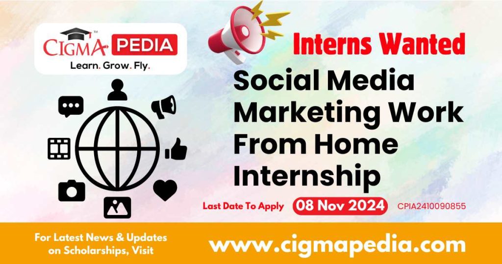 Social Media Marketing Work From Home Internship