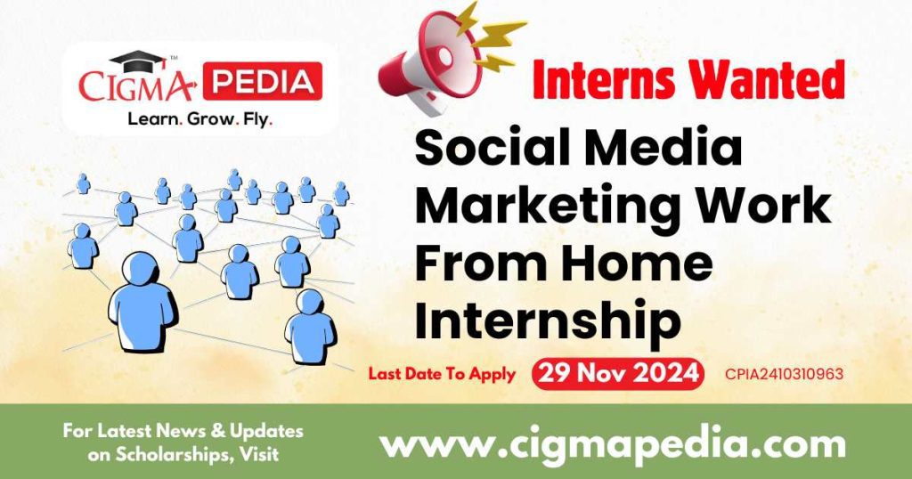 Social Media Marketing Work From Home Internship