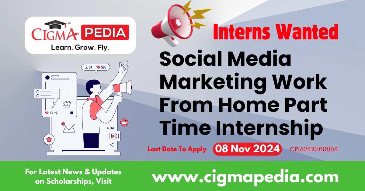 Social Media Marketing Work From Home Part Time Internship