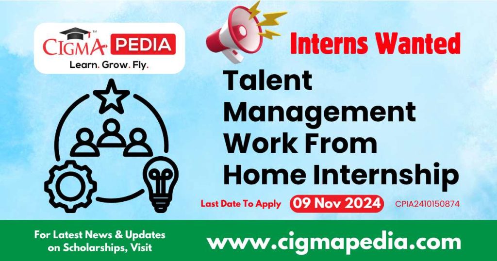 Talent Management Work From Home Internship