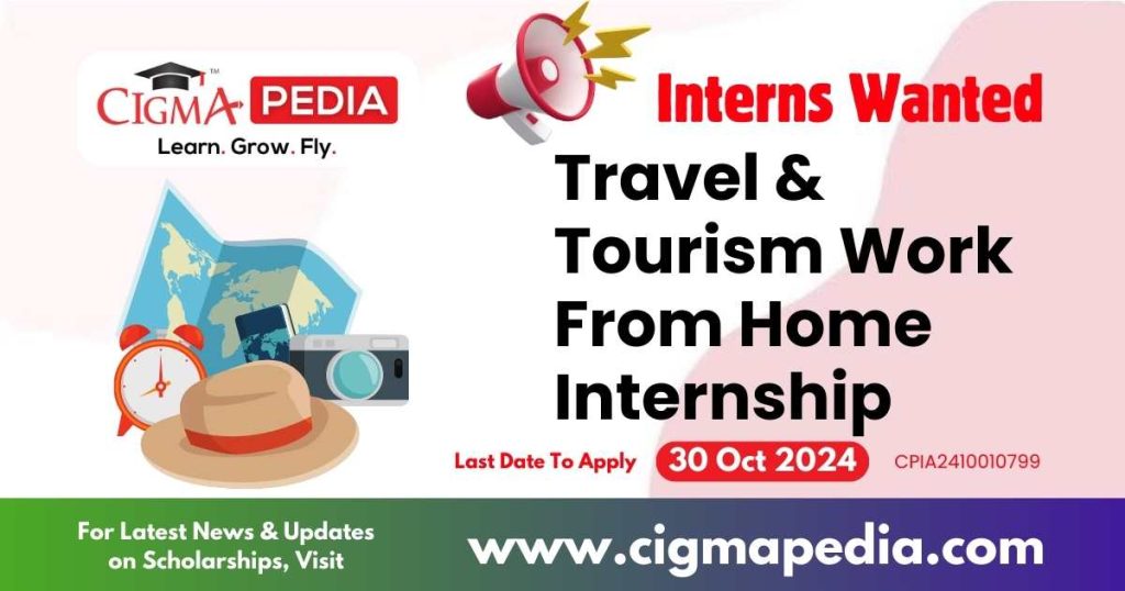 Travel & Tourism Work From Home Internship