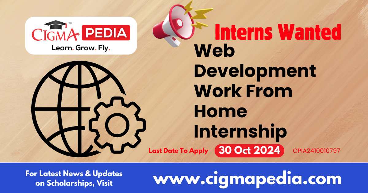 Web Development Work From Home Internship by Demorgans Technology ...