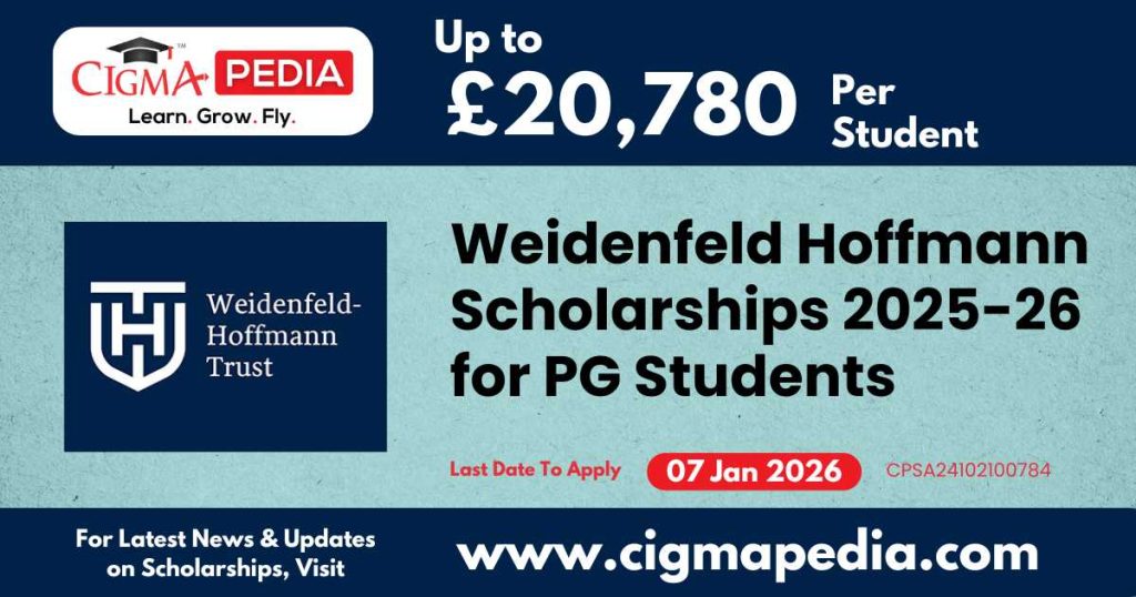 Weidenfeld Hoffmann Scholarships