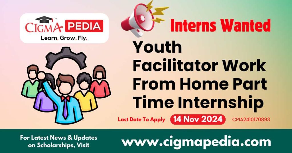 Youth Facilitator Work From Home Part Time Internship