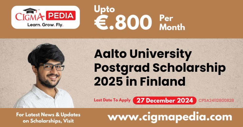 Aalto University Postgrad Scholarship