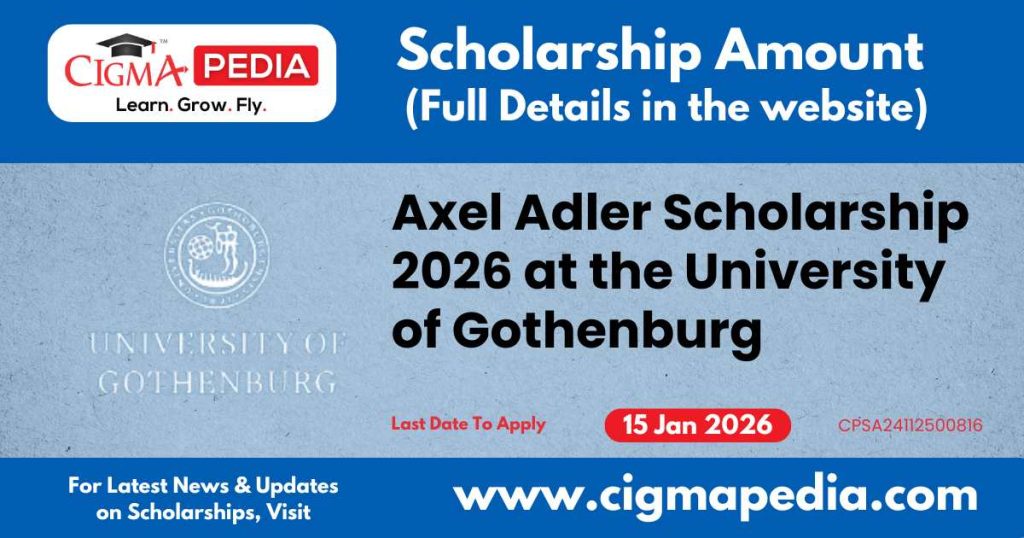 Axel Adler Scholarship