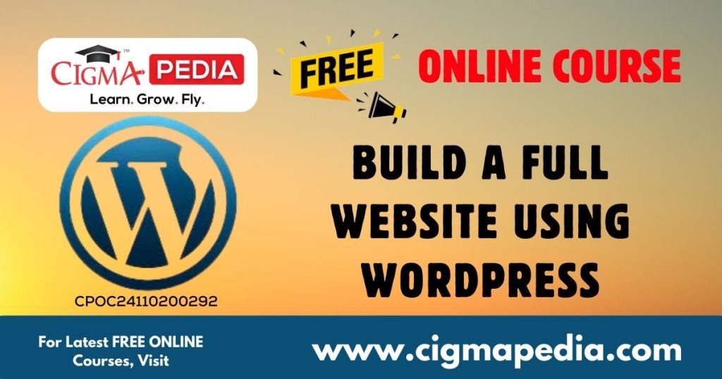 Build a Full Website using WordPress