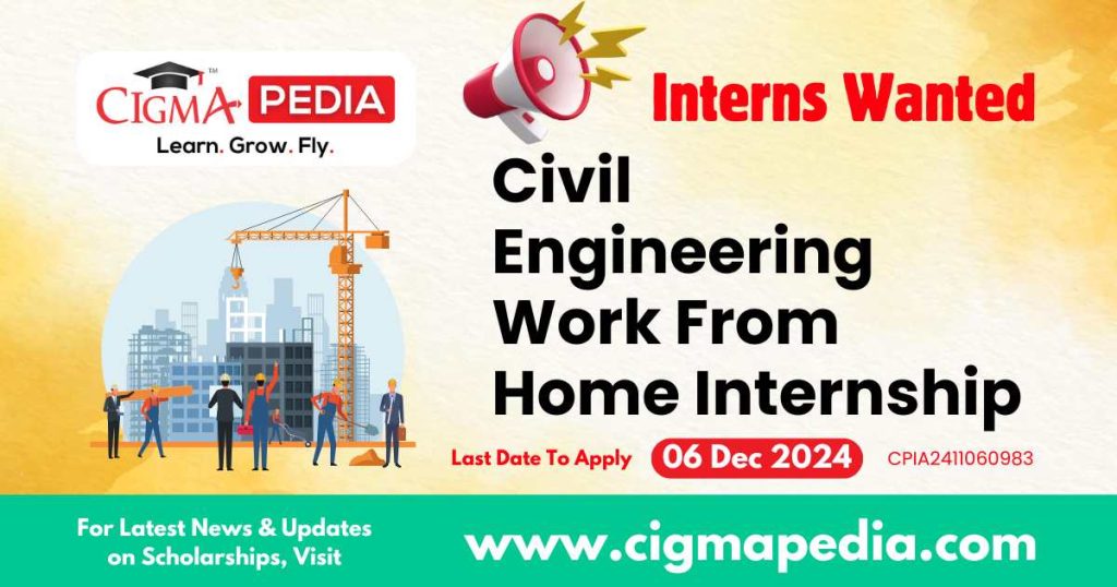 Civil Engineering Work From Home Internship