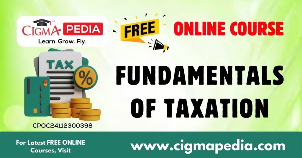 Fundamentals of Taxation