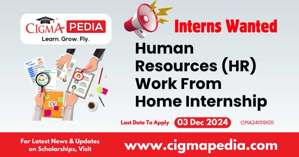 Human Resources (HR) Work From Home Internship