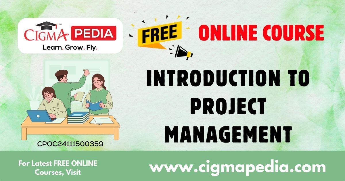 Introduction to Project Management