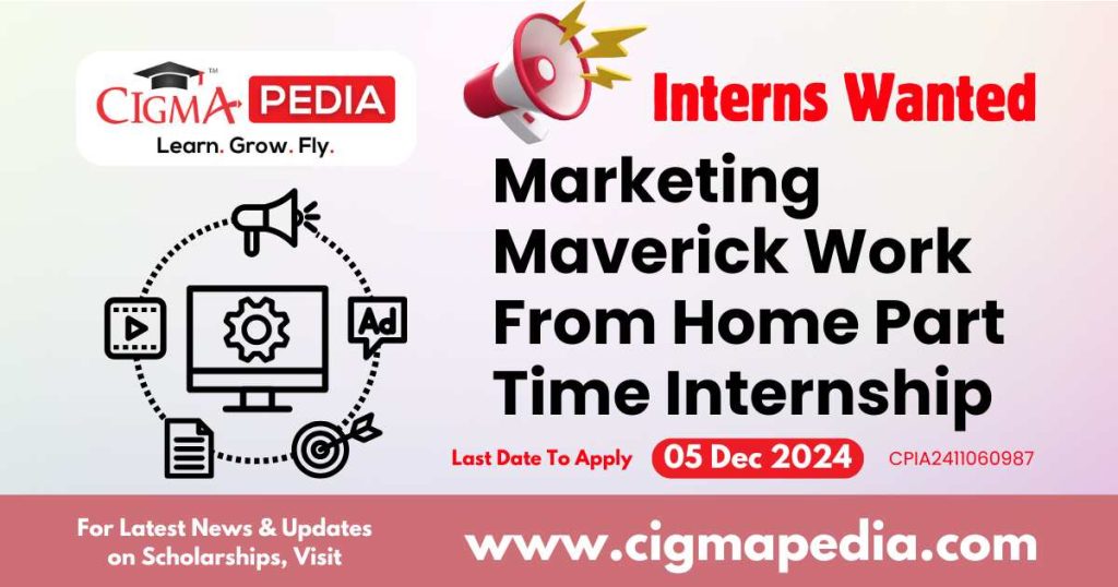 Marketing Maverick Work From Home Part Time Internship