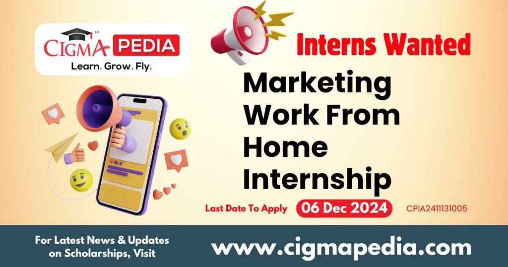 Marketing Work From Home Internship