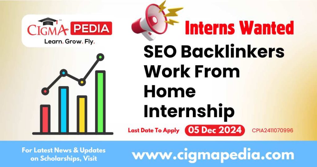 SEO Backlinkers Work From Home Internship