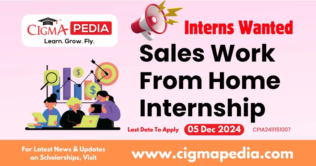 Sales Work From Home Internship