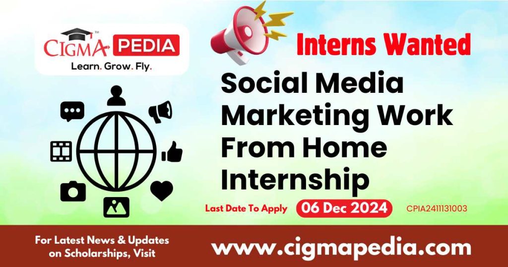 Social Media Marketing Work From Home Internship