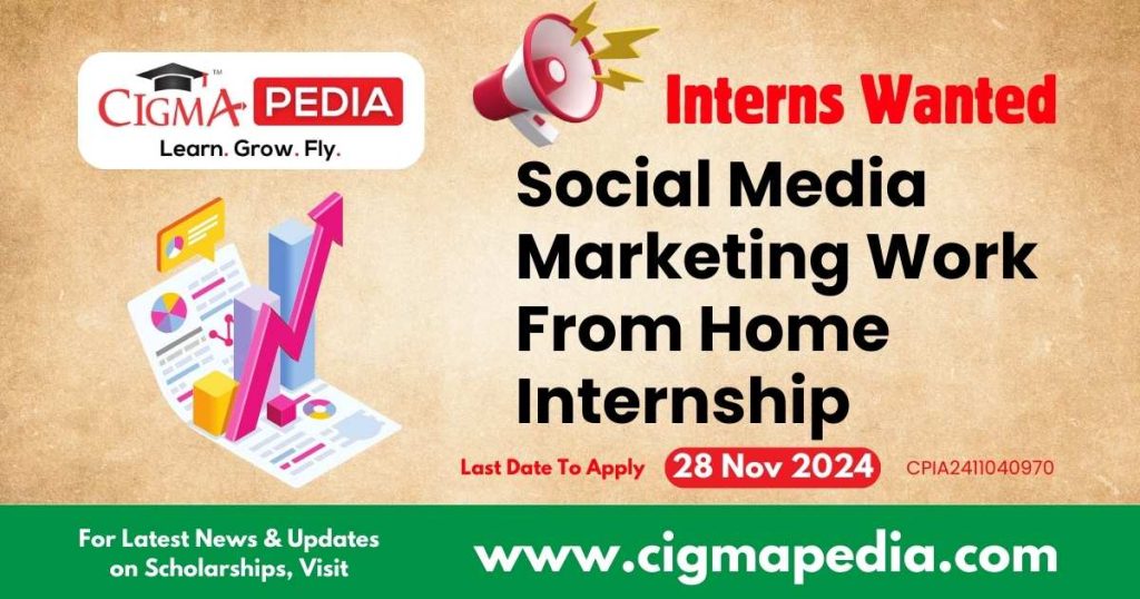 Social Media Marketing Work From Home Internship