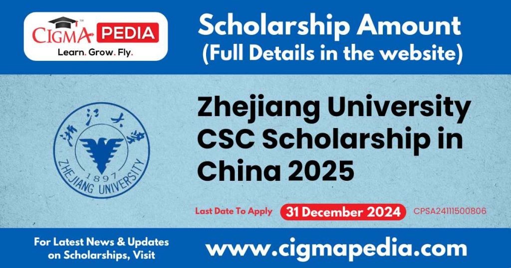 Zhejiang University CSC Scholarship