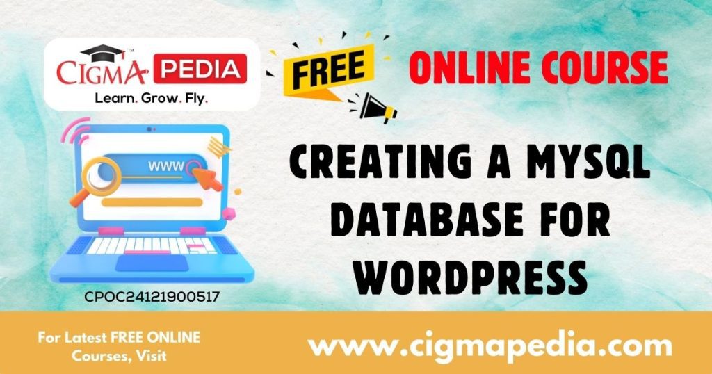 Creating a mySQL database for wordPress