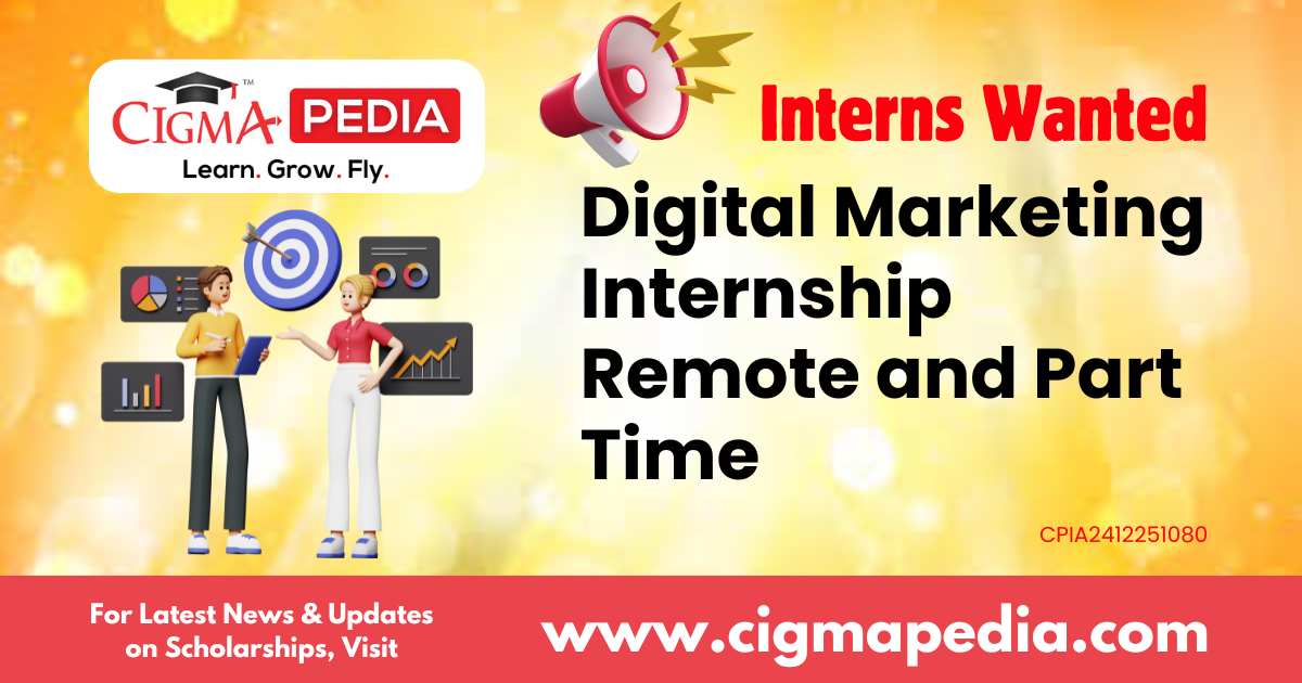 Digital Marketing Internship Remote and Part Time