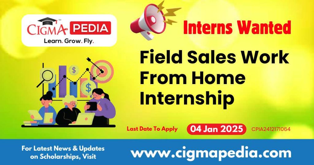 Field Sales Work From Home Internship